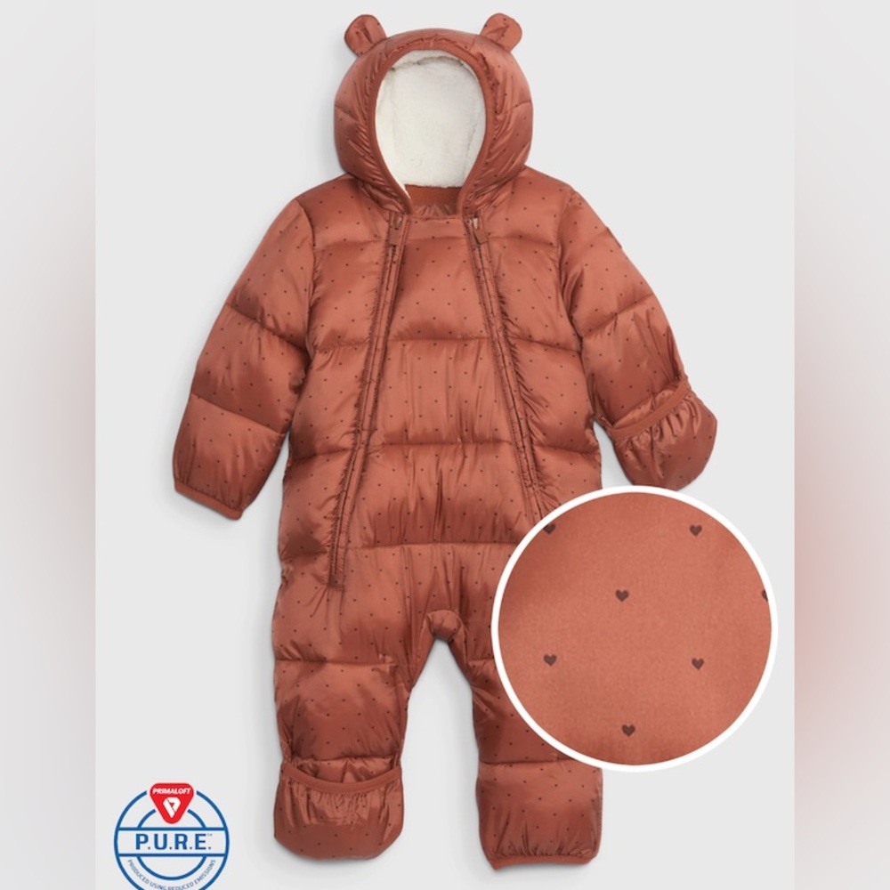 Gap Baby Heavy Weight Puffer One-Piece 6-12m